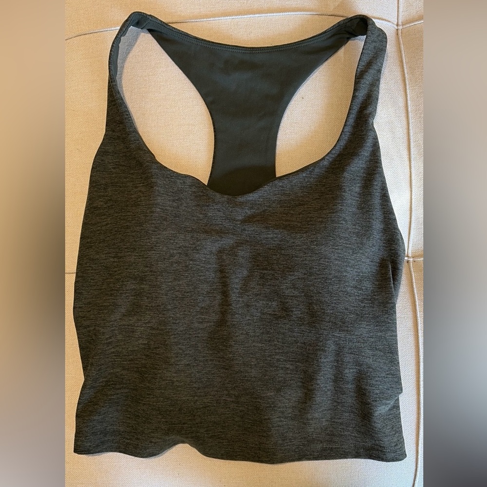 Fabletics Women's heather green Tank Top and leggings set Small